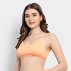 Ladies' 100% Cotton Non-Padded Bra, Peach, small image number null